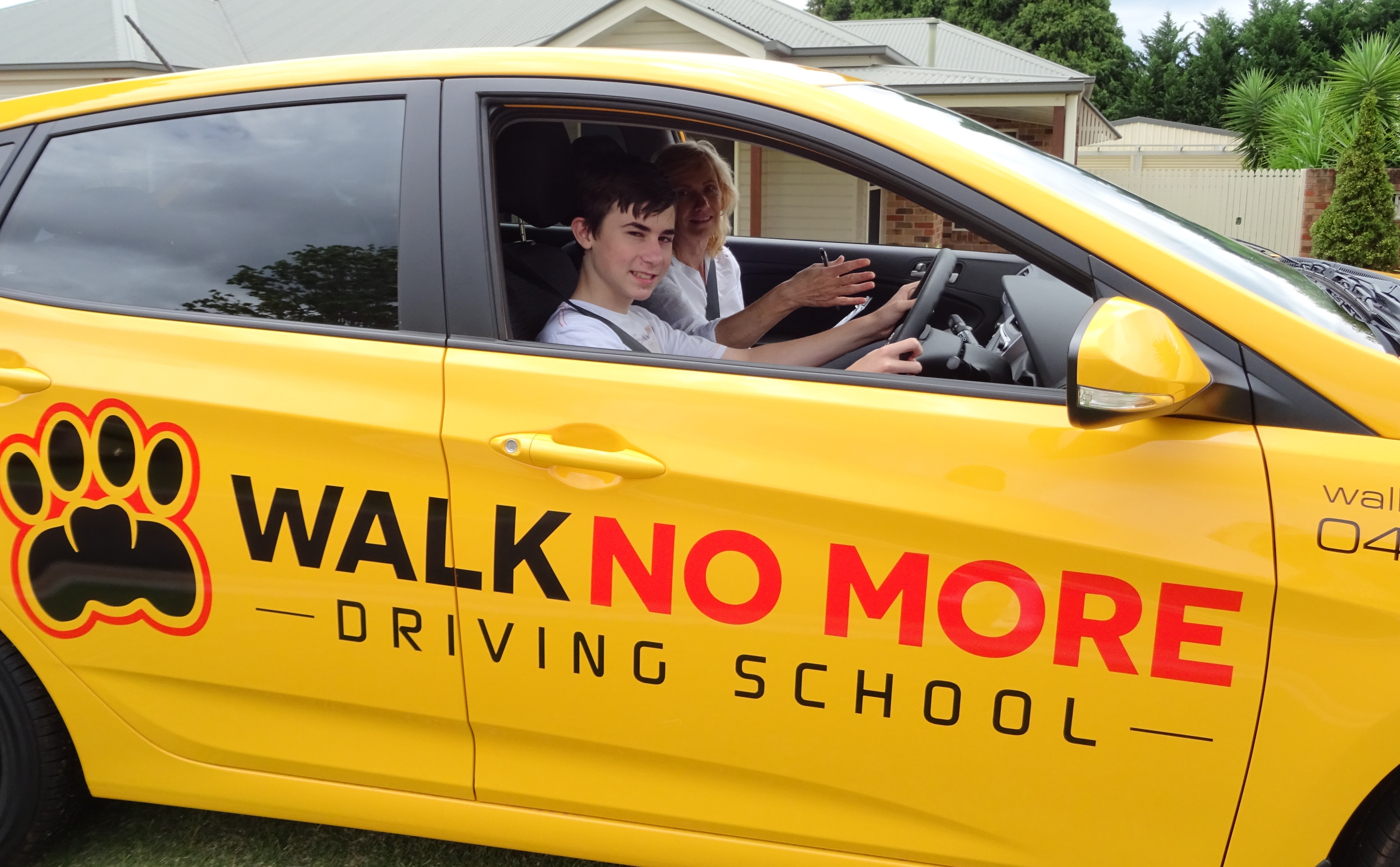 Glenn - Toowoomba based qualified & accredited Driving Instructor with a student.